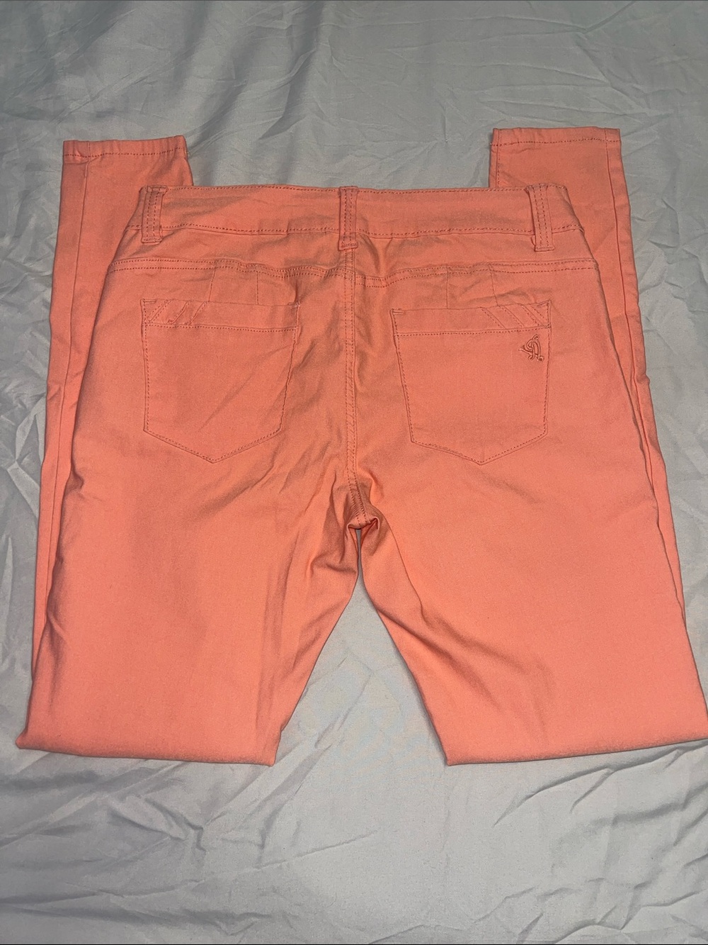 New w/out Tags! ✨ “V.I.P. Jeans” Women’s Stretchy Jeans Coral/Peach- Size 13/14